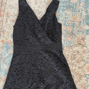 Loft new with tags black lace dress